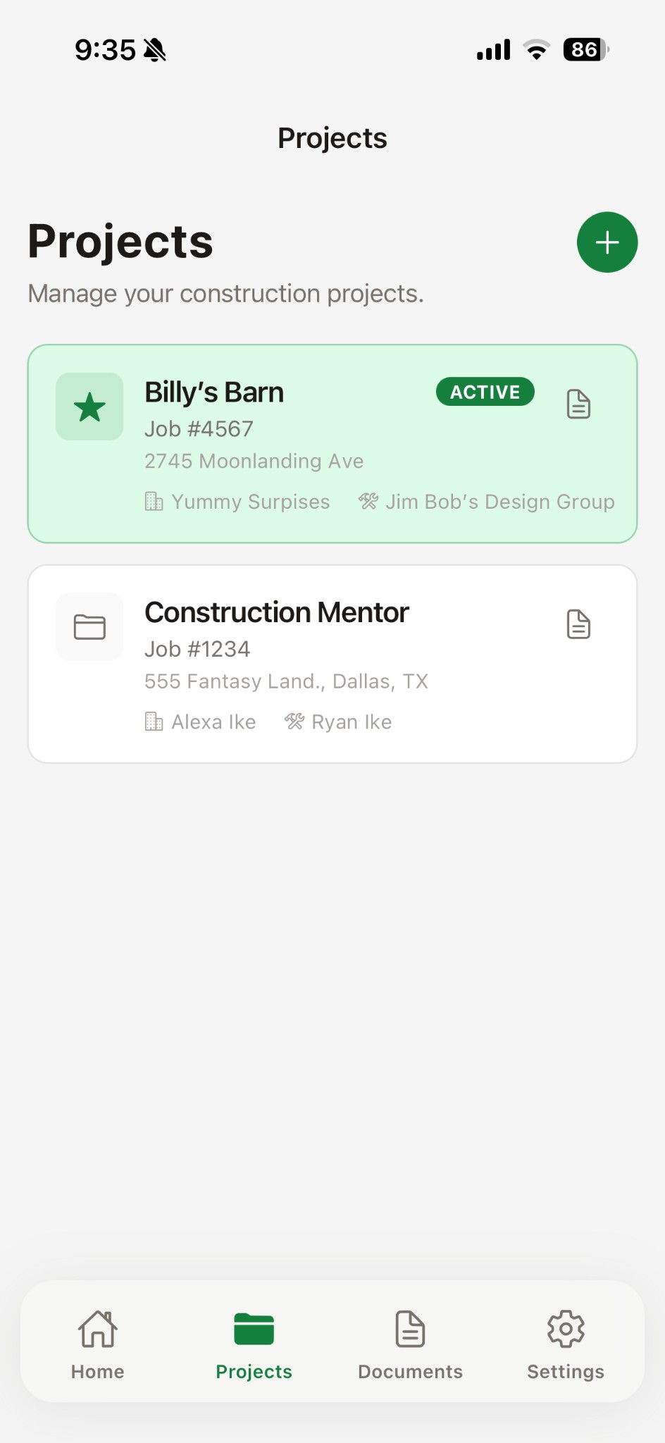 Build Docs updated screenshot two